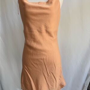 Le Lis Elegant Peach Slip Dress